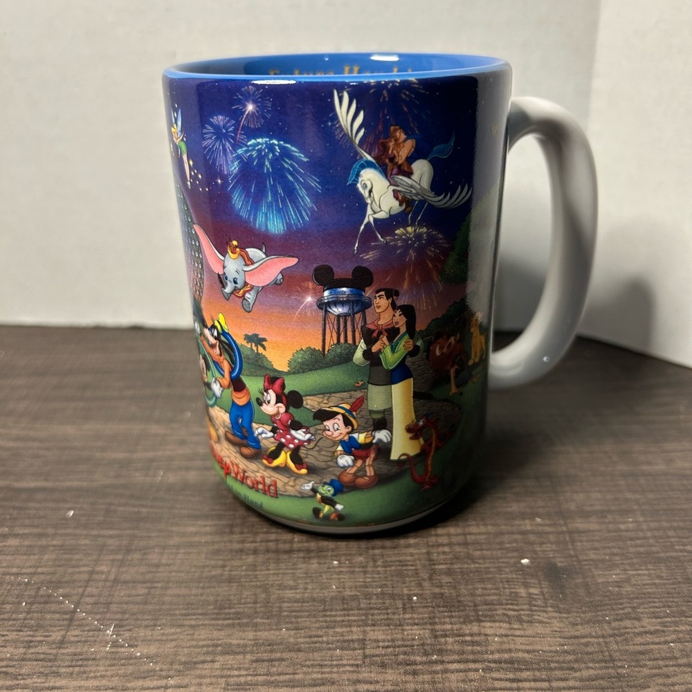 Vintage Disney Blue and White Character Mug
